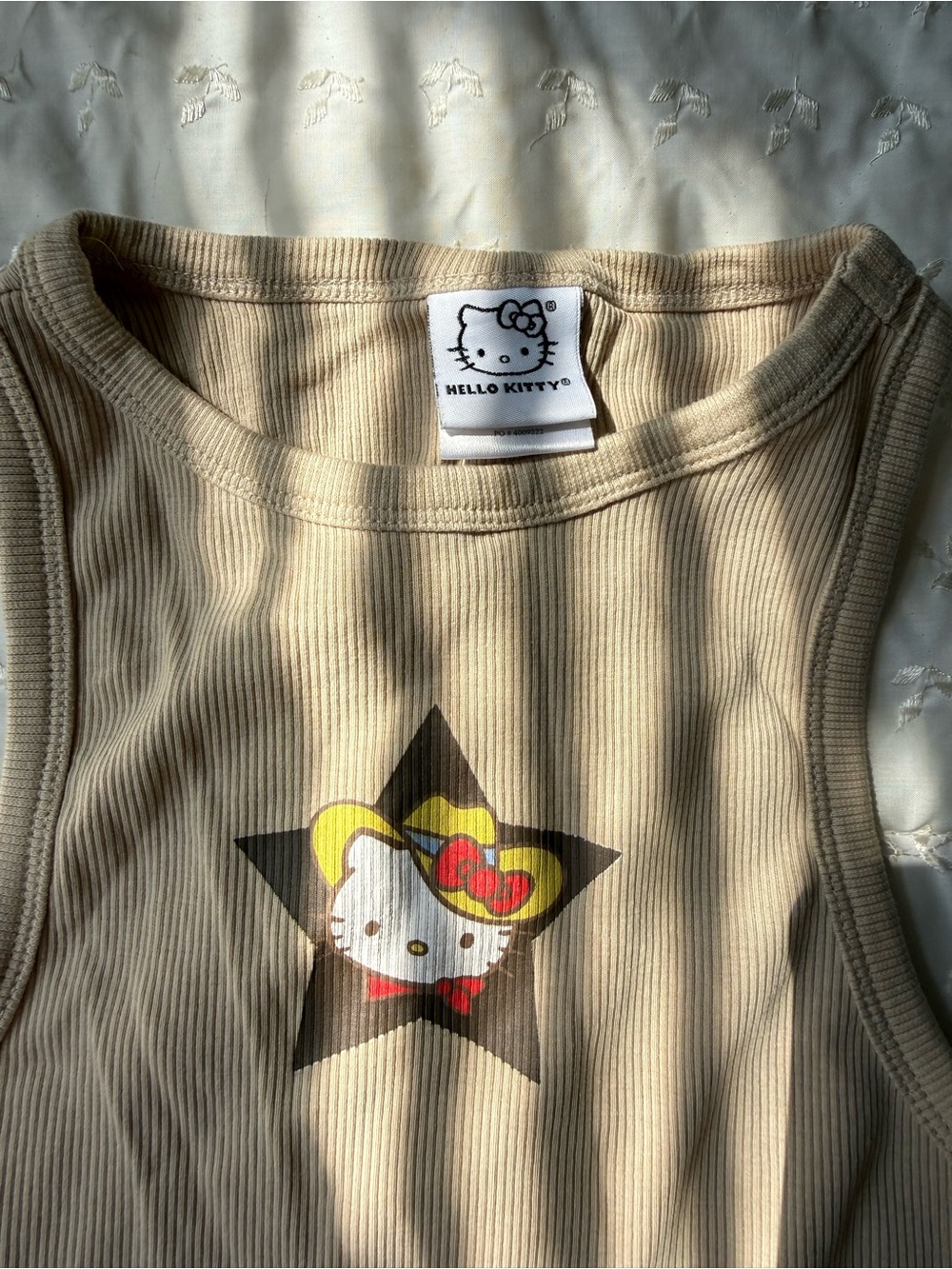 Hello Kitty Ribbed Tank Top